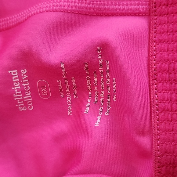 girlfriend collective gemma scoop tank, Size 6x - Picture 4 of 8